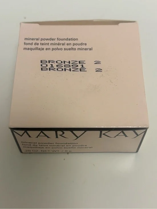 Mary Kay Mineral Powder Foundation - Bronze 2 (Light Peach Box)