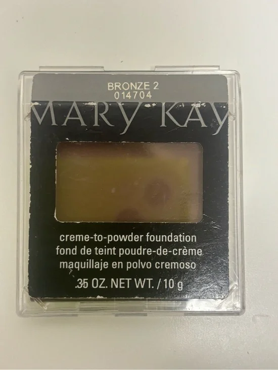Mary Kay Creme-to-Powder Foundation Bronze 2 - Black Compact