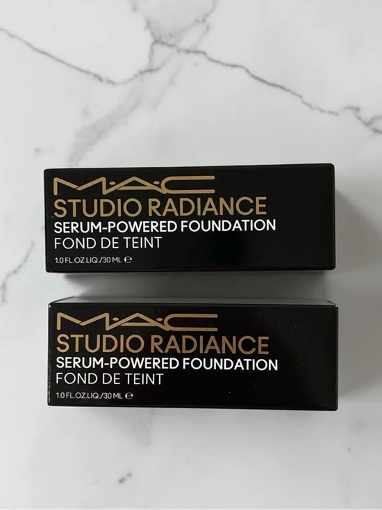 MAC Studio Radiance Serum Powered Foundation Lot of 2 1.0 Fl Oz. NW48 NEW