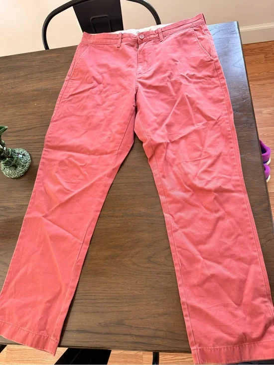 Nantucket Red Casual Straight-Leg Pants