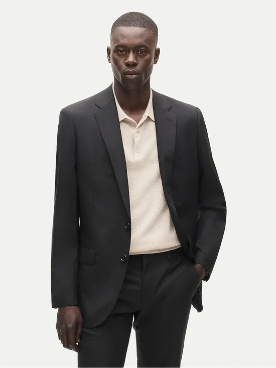 J. CREW Ludlow Slim-fit suit jacket in Italian wool Black NWT 38 R $550 28130