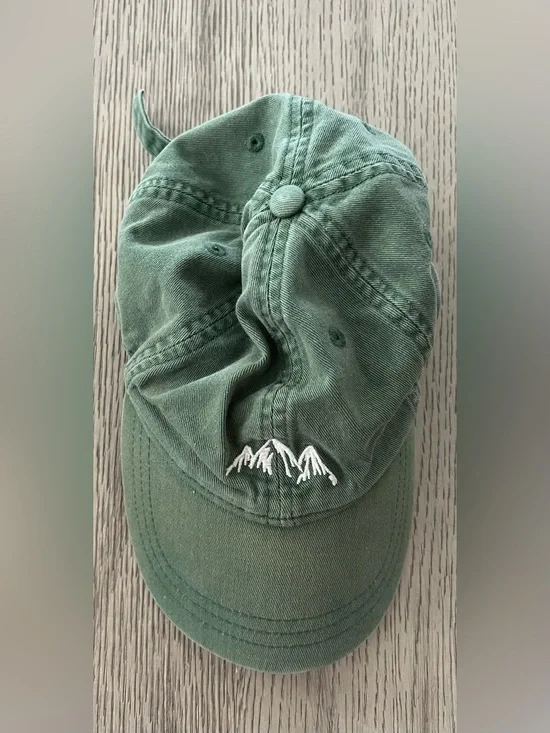 J. Crew Teal Green Cotton Baseball Cap