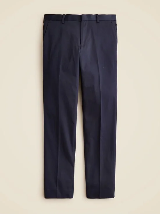 J. Crew Navy Ludlow Slim-fit suit pant in Japanese cotton chino 32x32