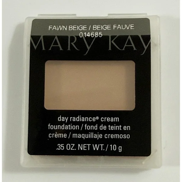 Mary Kay Cream Foundation Women .35 oz Fawn Beige Day Radiance Refill 014685