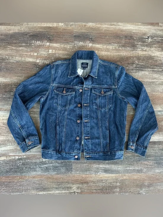 J Crew Denim Trucker Jacket Men’s Sz Medium