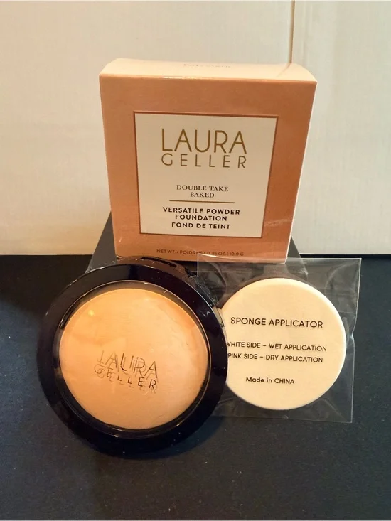 Laura Geller Double Take Baked Versatile Powder Foundation - Porcelain