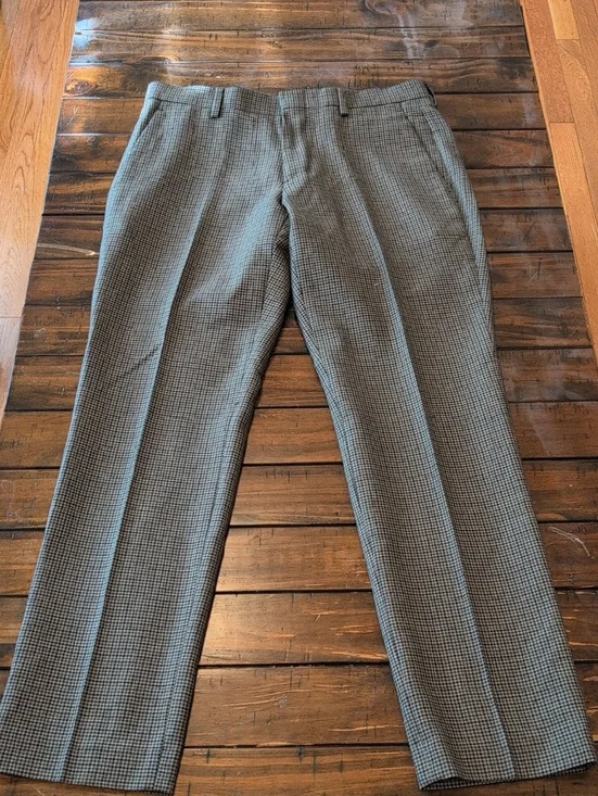 J. Crew Ludlow Slim Fit Trouser Houndstooth Moon British Cloth Wool 30x29.75