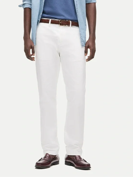 J. Crew 770M Straight-fit stretch chino pant in White Size 38 NWD $98 AR886