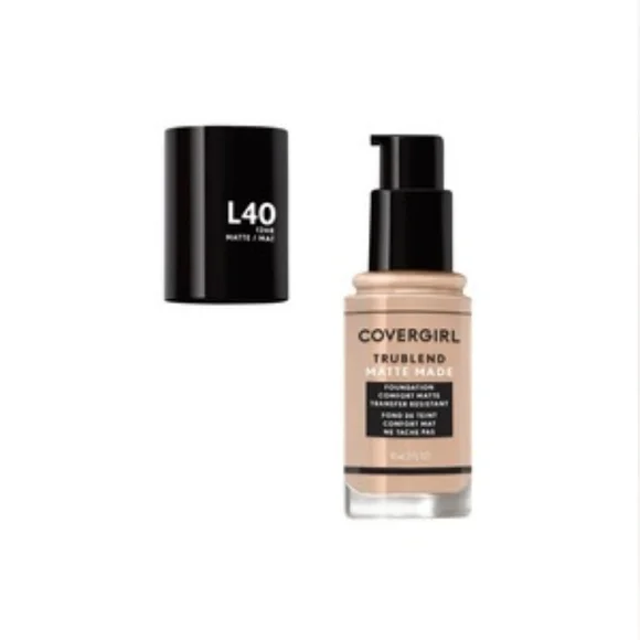 CoverGirl TruBlend Matte Made Liquid Foundation, L40 Classic Ivory
