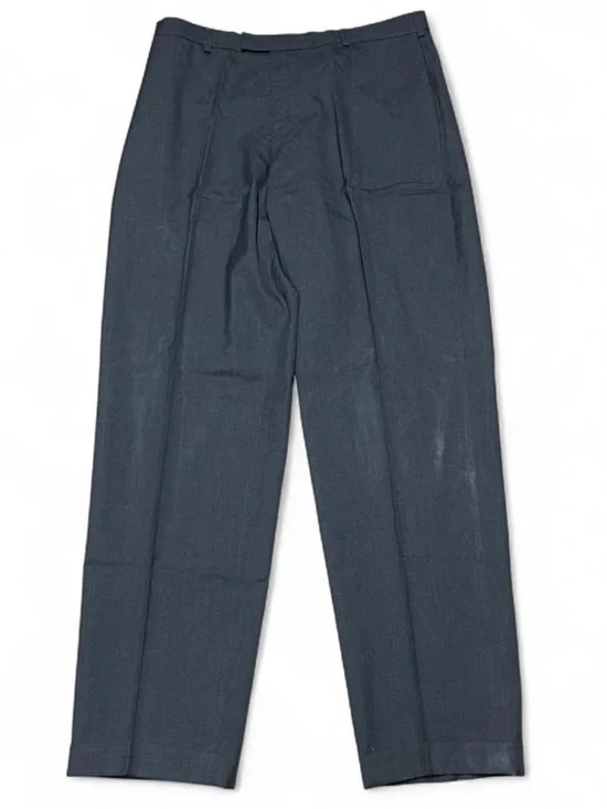 VTG J Crew Oarsman Pants Men 34x32 Wool Cuffed Straight Leg Regular Fit Charcoal