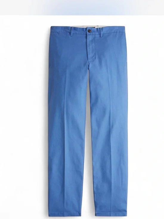 J.Crew NWT Straight-fit creased stretch cotton-blend twill trouser - 36x30