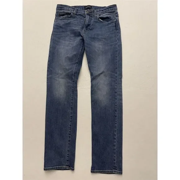 J.Crew 30 x 32 484‎ Slim Straight Medium Wash Japanese Kurabo Denim Jeans