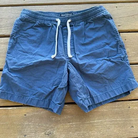 Men's J.Crew Mercantile Flex Navy Pull-On Stretch Shorts