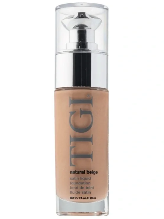 TIGI Cosmetics Natural Beige Satin Liquid Foundation 1oz