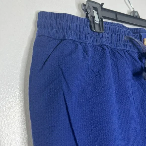 J Crew Navy Drawstring Jogger Pants Men's 35 x 32 Relaxed Fit Casual Style