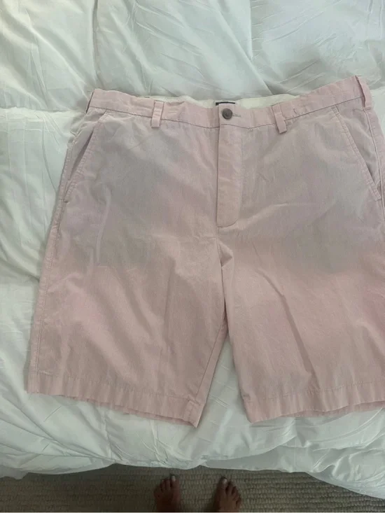 J. Crew Light Pink Flat-Front Men's Shorts 38