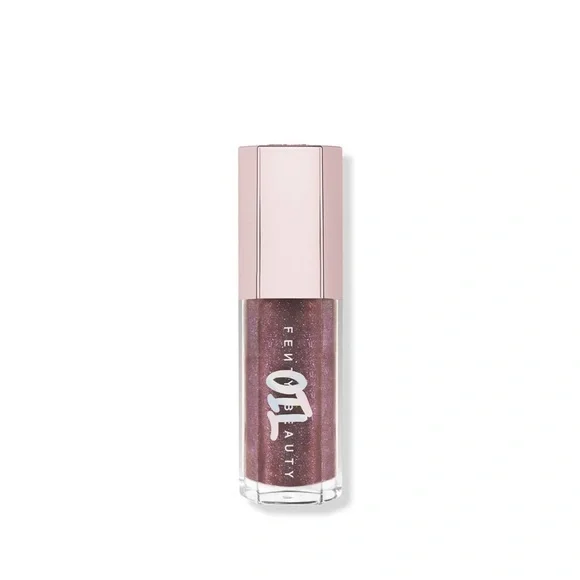 Fenty Beauty Gloss Bomb Oil Luminizing lip oil ‘N glass ROSE AMBER and FREE bag!