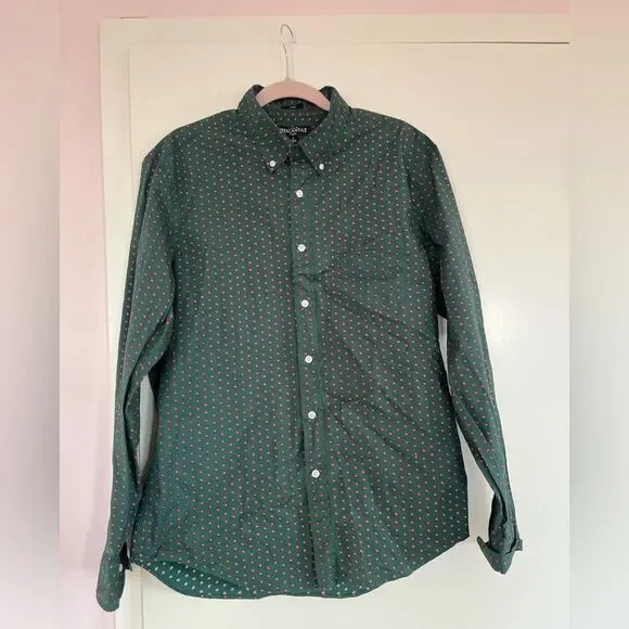 J Crew Mercantile Flex Paisley Button Down Shirt NWT