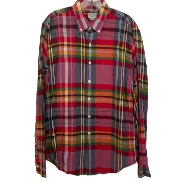 JCREW | Light weight Plaid shirt - Medium