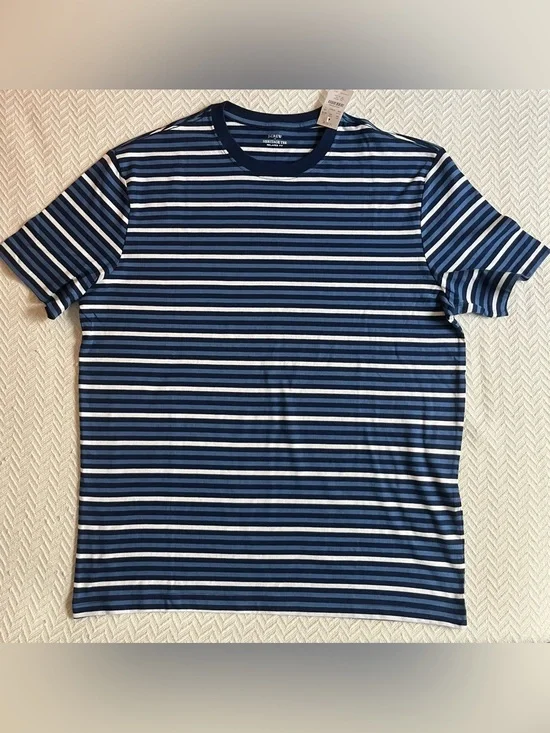 J Crew Striped Heritage Tee