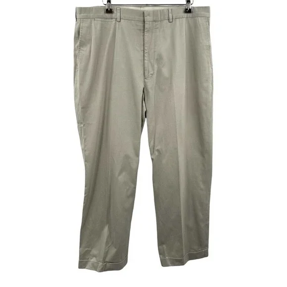J Crew Flat‎ Front Cuffed Chinos Size 36 x 27