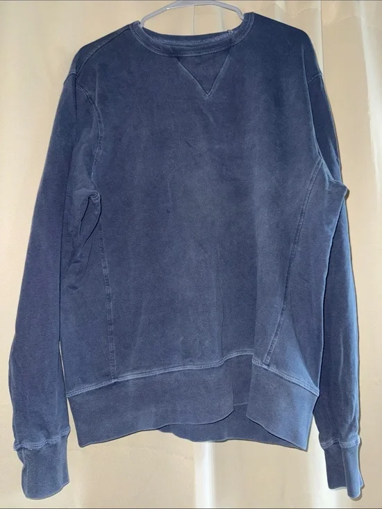 Men's Crewneck Sweatshirt - Navy Blue