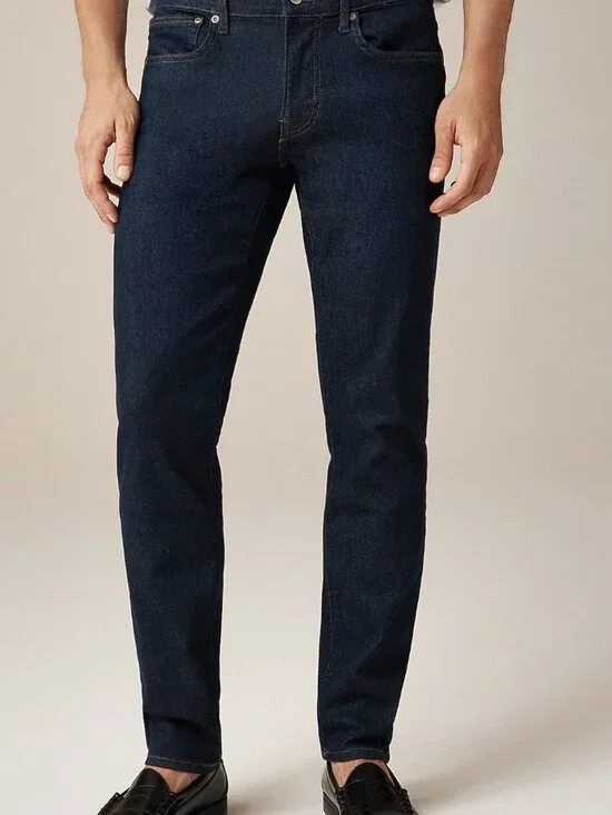 J. Crew 484 Slim-fit stretch jean in aged indigo wash, 33x32
