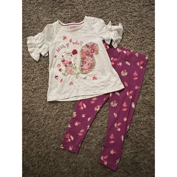 Isaac Mizrahi Little Girls 2 Pc Outfit Size XS 4 