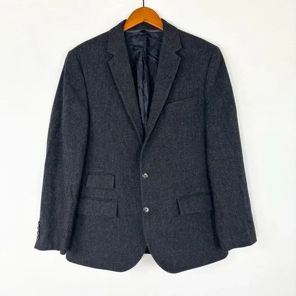 J Crew Ludlow Wool Blazer Jacket Gray Size 38S Mens‎ Business Work
