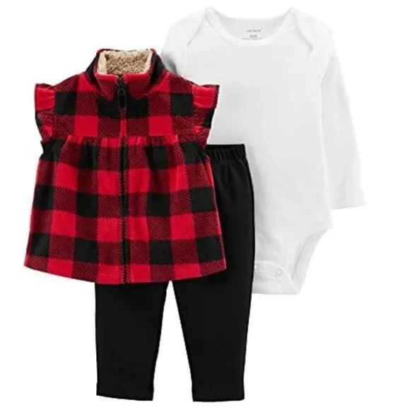 NWT Carter's 3- Piece Vest Little Jacket Set in Size 3M