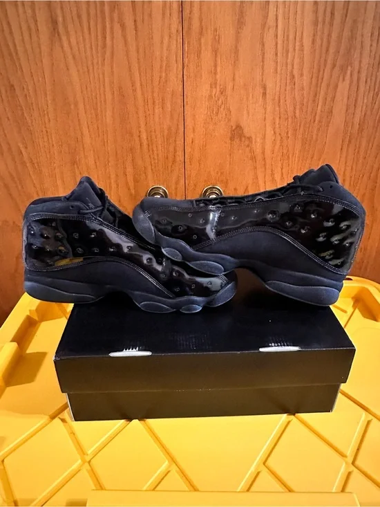 NIKE AIR JORDAN 13 RETRO CAP & GOWN RETRO BLACK LEATHER 414571-012 SIZE 13