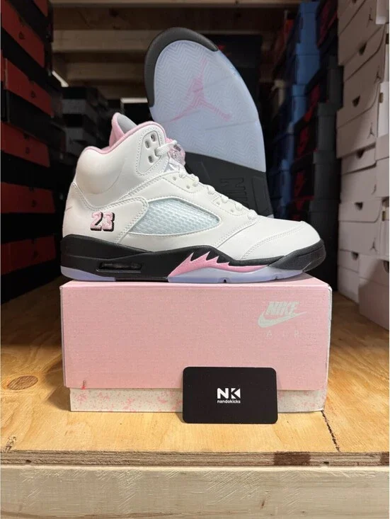 Air Jordan 5 Retro OG 'Medium Soft Pink' HQ7978-102 SIZE 10.5