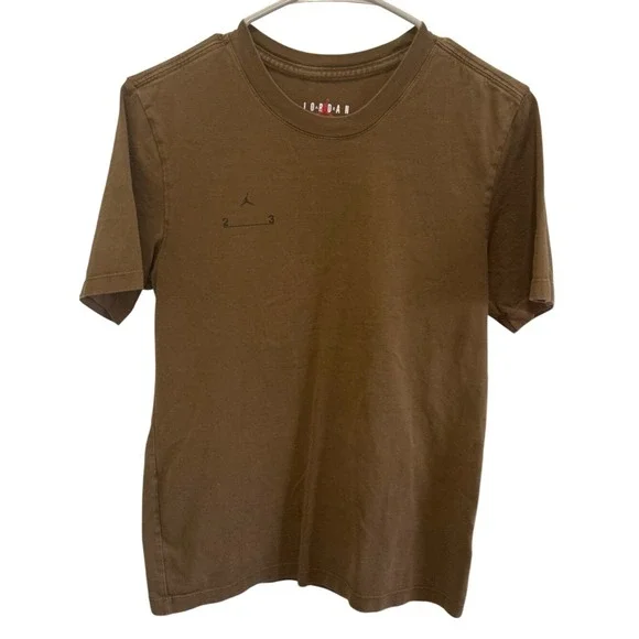 Jordan‎ 23 Engineered T-Shirt Brown Short Sleeve Mens Small DV7683-259