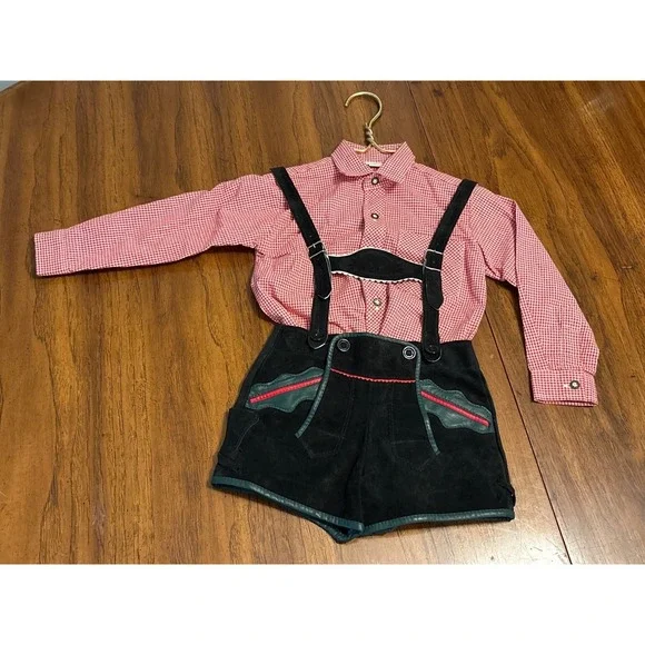 Boys 2 pc. Lederhosen Outfit 4-6 Years. Oktoberfest‎