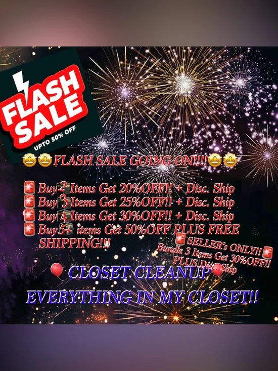 🪩🎈🪩🎈FLASH SALE CLOSET CLEANUP EVERYTHING YOU SEE IN MY CLOSET NEED GONE!🎈🪩🎈🪩