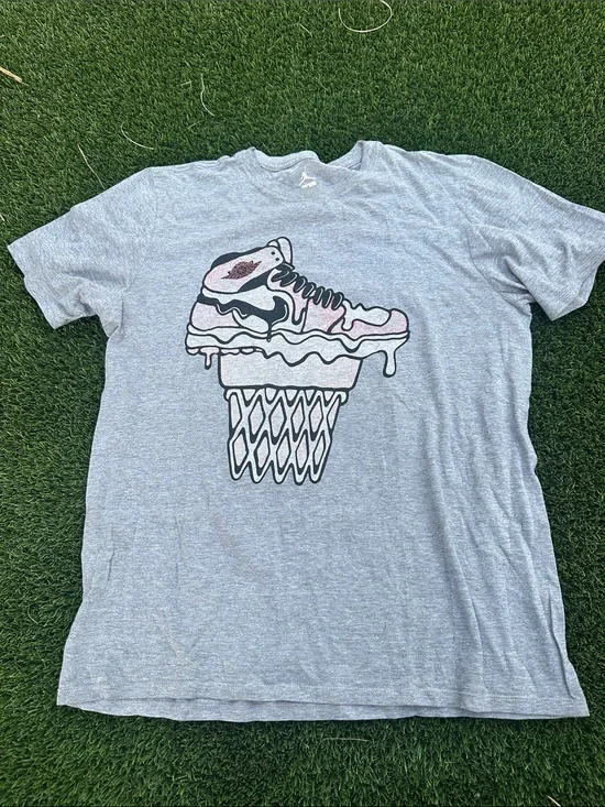 Jordan Heather Gray Graphic Crewneck Tee