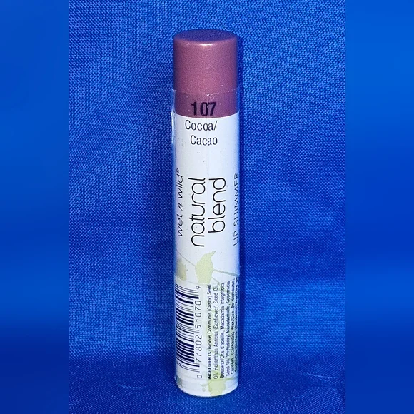 Wet N Wild Natural Blend Lip Shimmer Balm Cocoa 107 NEW Sealed Discontinued RARE