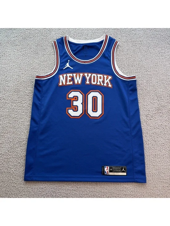 Jordan Julius Randle #30 New York Knicks Swingman NBA Jersey Blue Men's Large 48