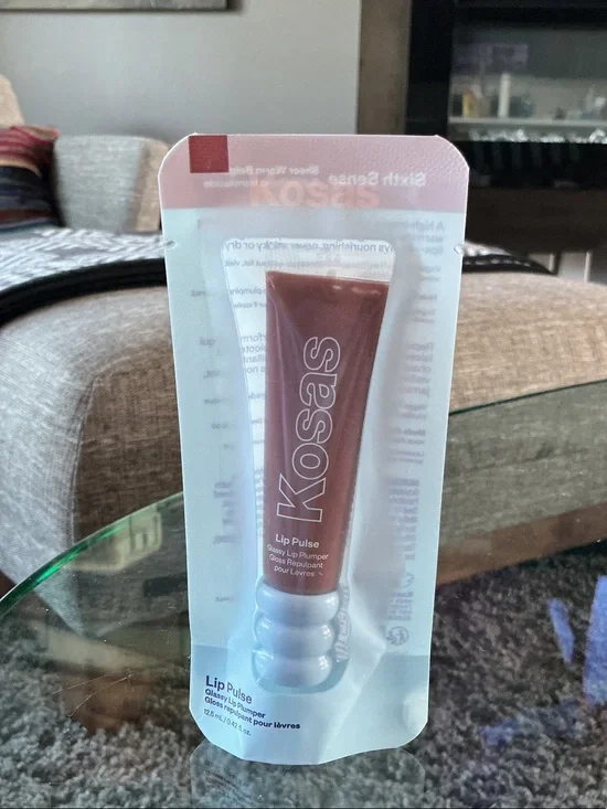 Kosas Lip Pulse Glossy Plumper - Rose Brown