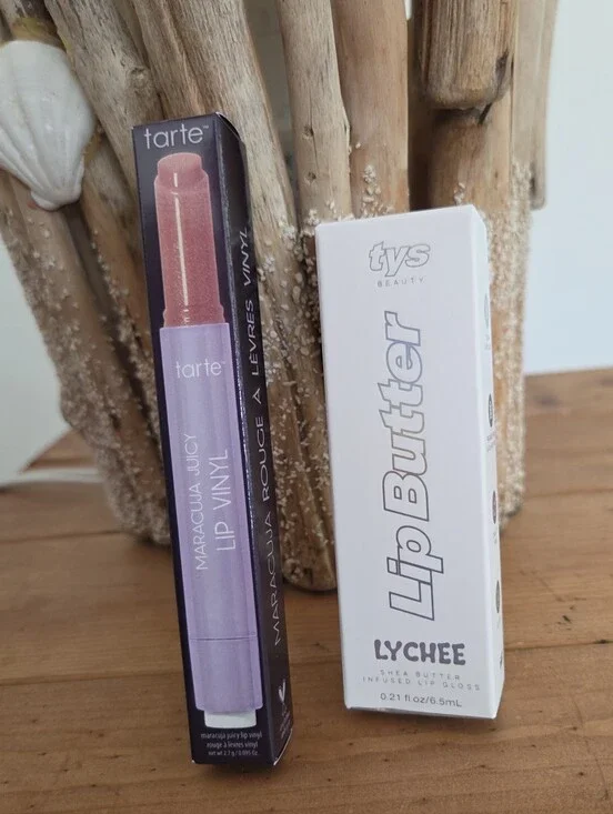 Tarte Maracuja Juicy Lip Vinyl &TYS Beauty Lip Butter