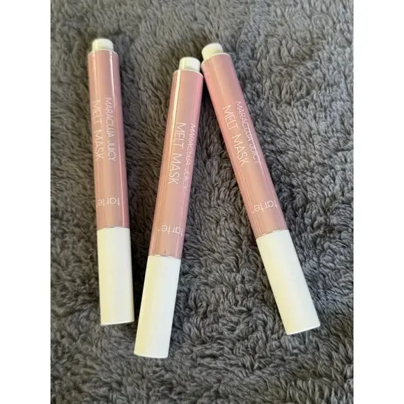 3 New Tarte Maracuja Juicy Melt Mask Full Size Icing Drizzle Glaze Lip Set