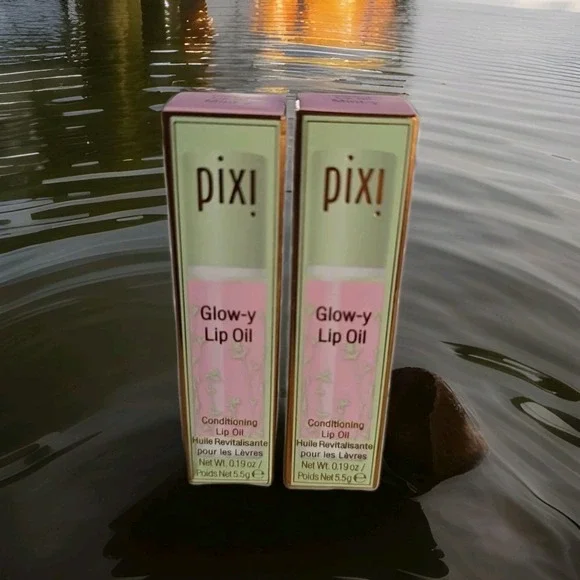 2-Pack Pixi Detox Glow-y Conditioning Lip Oil - Mint-y - 0.19 oz Each