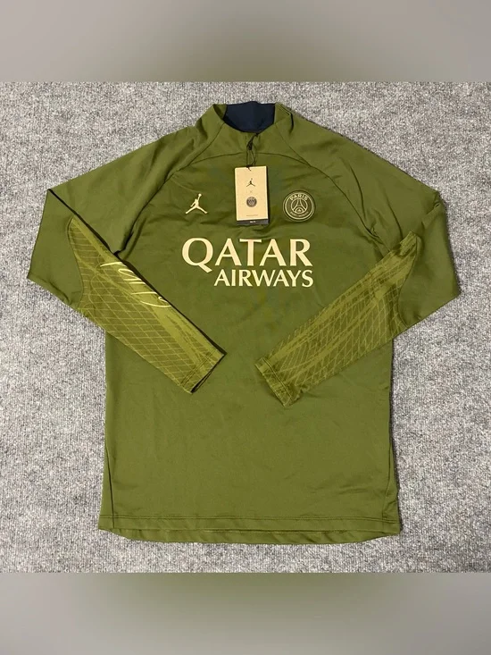Nike Jordan Paris Saint Germain Strike Fourth Drill Slim Fit Top Mens M NWT