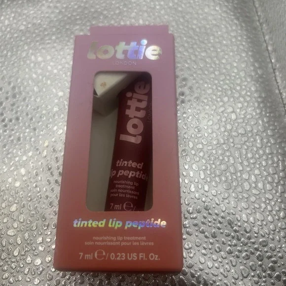 Peptide Lip Tint Nourishing Glaze, Raspberry Jam, 0.23oz, New 7ml Vegan PETA