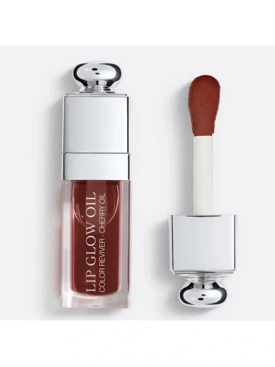 Dior Lip Glow Oil — Cherry Tone Brown-Red Gloss