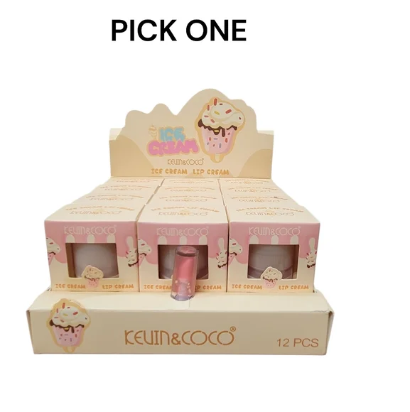Pick one KEVIN&COCO Ice Cream Lip Cream NIB