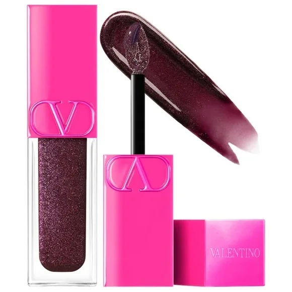Valentino Puffer Lip Plumper Gloss Brand New In Box Full Size Moonlight Crush