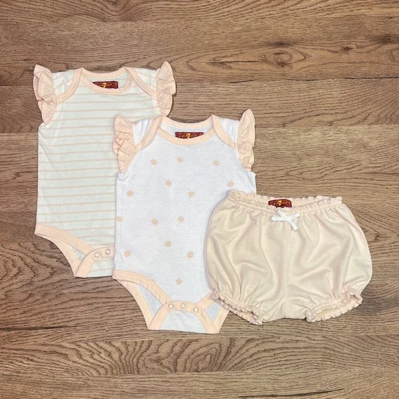 7 For All Mankind Shorty Set