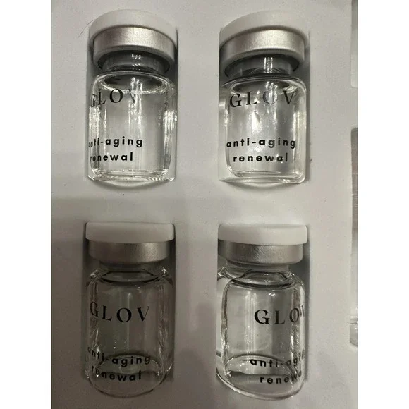 NoBox 4-vial GLOV Beauty Infusion Anti-Aging Solution Serum for Face Lips