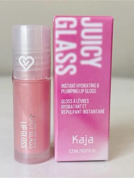 Viral TikTok Kaja Juicy Glass Hydrating Plumping Lip Gloss — Pink